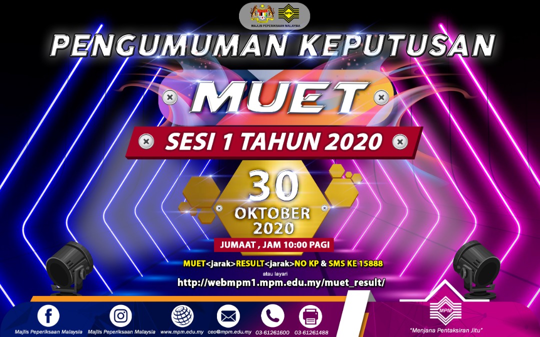 result muets1 2020