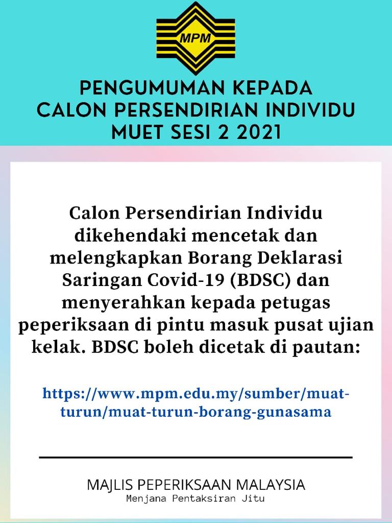 muet s22021 makluman