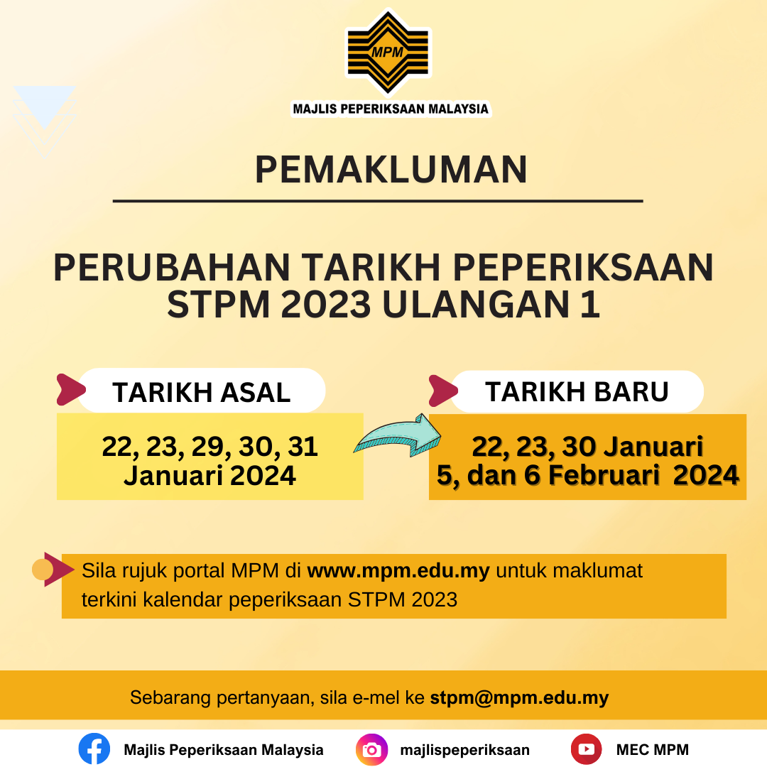 stpm 2023 u1 new exam date